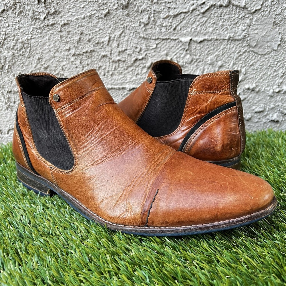 Bullboxer Deats Boots Men Size EU 44 (US 10.5/11) Slip On Dress boots